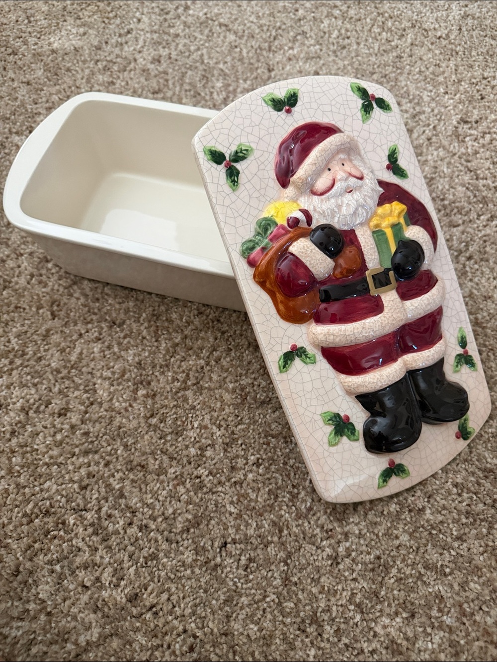 Christmas bread loaf pan